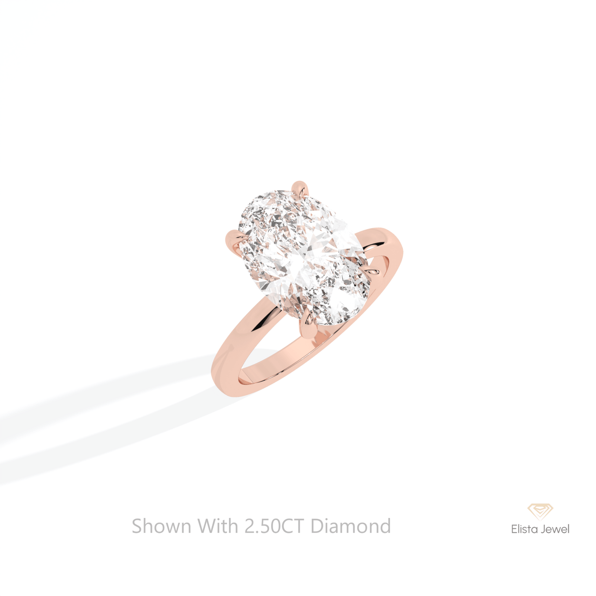 Oval Cut Hidden Halo Engagement Lab Grown Diamond Ring in Platinum - Lifestyle View