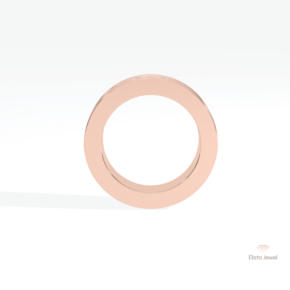 Round Cut Half Eternity Lab Grown Diamond Band - Alternative View