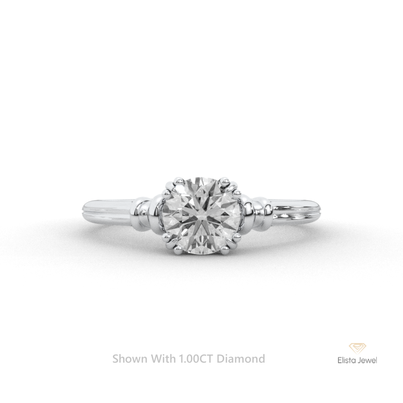 Round Cut Solitaire Engagement Ring