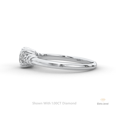 Round Cut Solitaire Engagement Ring