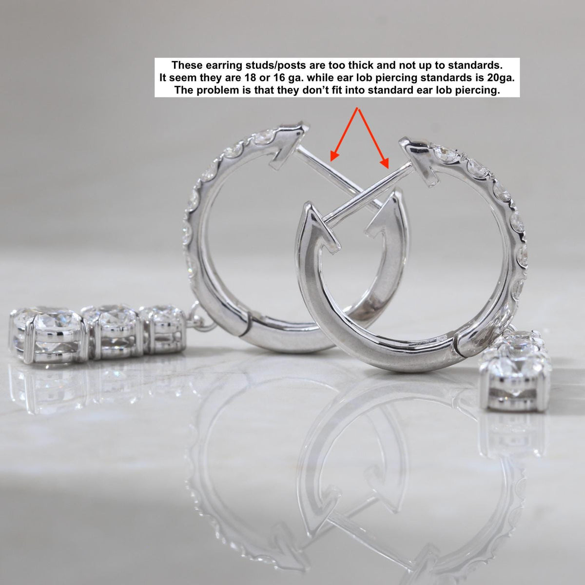 10K Gold Plain Wedding Lab Grown Diamond Band - Alternative View