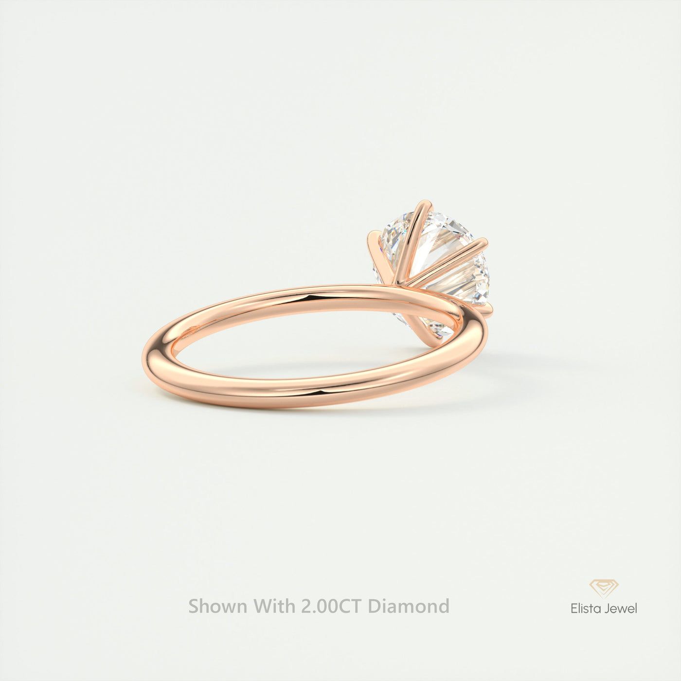 Round Cut Solitaire Engagement Ring