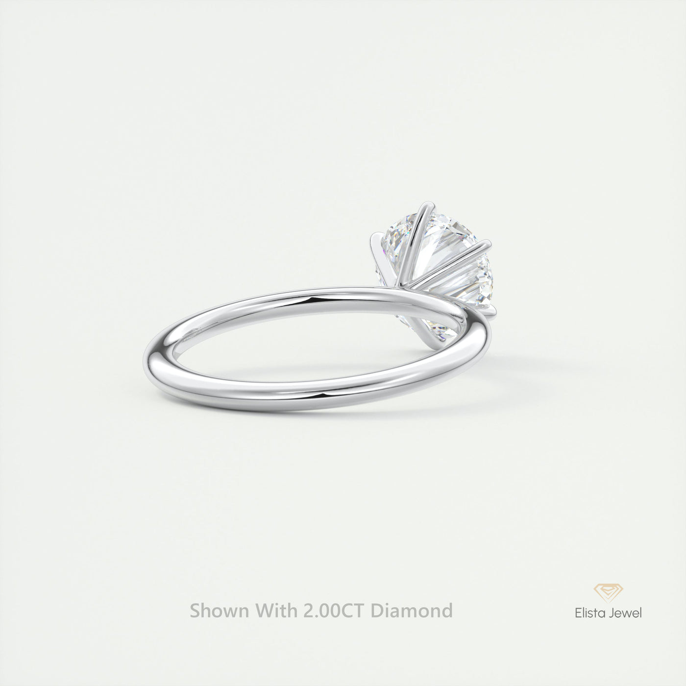 Round Cut Solitaire Engagement Ring