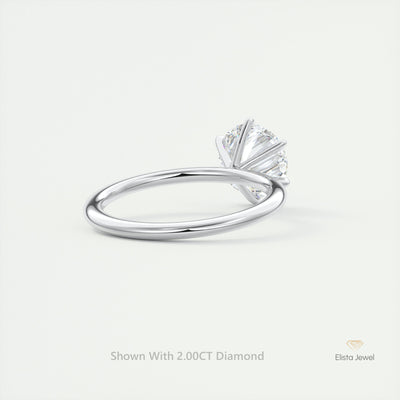 Round Cut Solitaire Engagement Ring