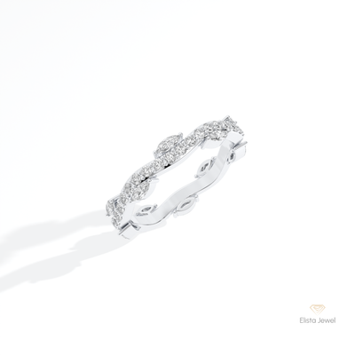 Marquise & Round Cut Full Eternity Band