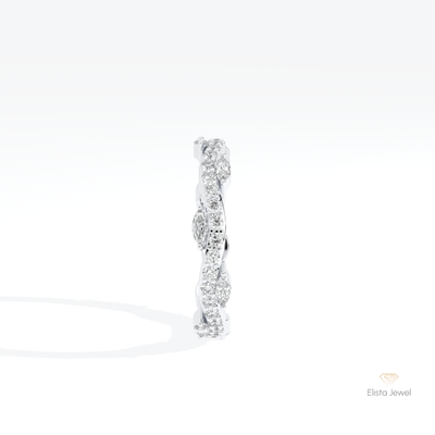 Marquise & Round Cut Full Eternity Band