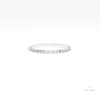 Round Cut Full Eternity Stacking Band