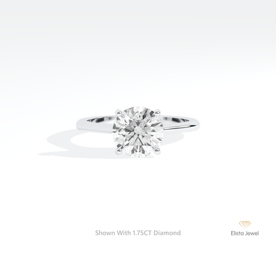 Round Cut Solitaire Engagement Ring
