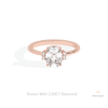 Elongated Cushion Cut Cluster Ring