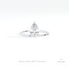 Pear Cut Solitaire Engagement Ring