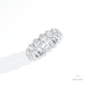 Oval Cut Full Eternity Stacking Band