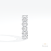 Oval Cut Full Eternity Stacking Band