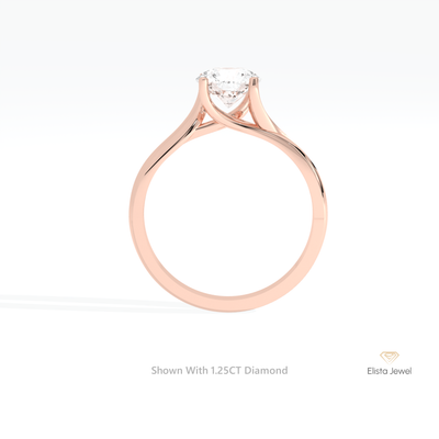 Round Cut Solitaire Engagement Ring