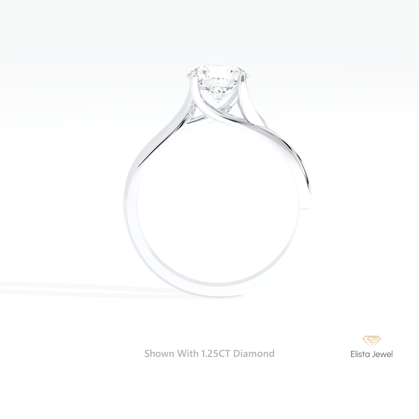 Round Cut Solitaire Engagement Ring