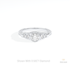 Round Cut Five Stone Wedding Ring