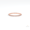 Round Cut Eternity Wedding Band