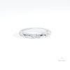 Marquise Cut Celestial Lab Grown Diamond Band in 14K Yellow Gold - Detail View
