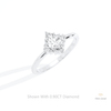 Marquise Cut Cluster Wedding Lab Grown Diamond Ring in 14K Rose Gold - Profile View