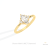 Marquise Cut Cluster Wedding Lab Grown Diamond Ring in Platinum - Lifestyle View