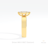 Marquise Cut Solitaire Wedding Lab Grown Diamond Ring - Additional View