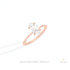 Marquise Cut Solitaire Wedding Lab Grown Diamond Ring in Platinum - Lifestyle View