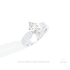 Marquise Cut Solitaire Wedding Lab Grown Diamond Ring in 14K Rose Gold - Profile View