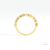 Marquise & Round Cut Half Eternity Lab Grown Diamond Band - Alternative View