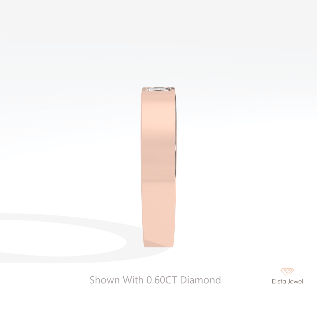 Princess Cut Solitaire Engagement Lab Grown Diamond Ring - Additional View