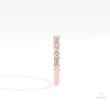 Round & Baguette Cut Half Eternity Lab Grown Diamond Band - Additional View