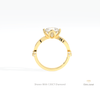 Round Cut Accent Wedding Lab Grown Diamond Ring - Alternative View