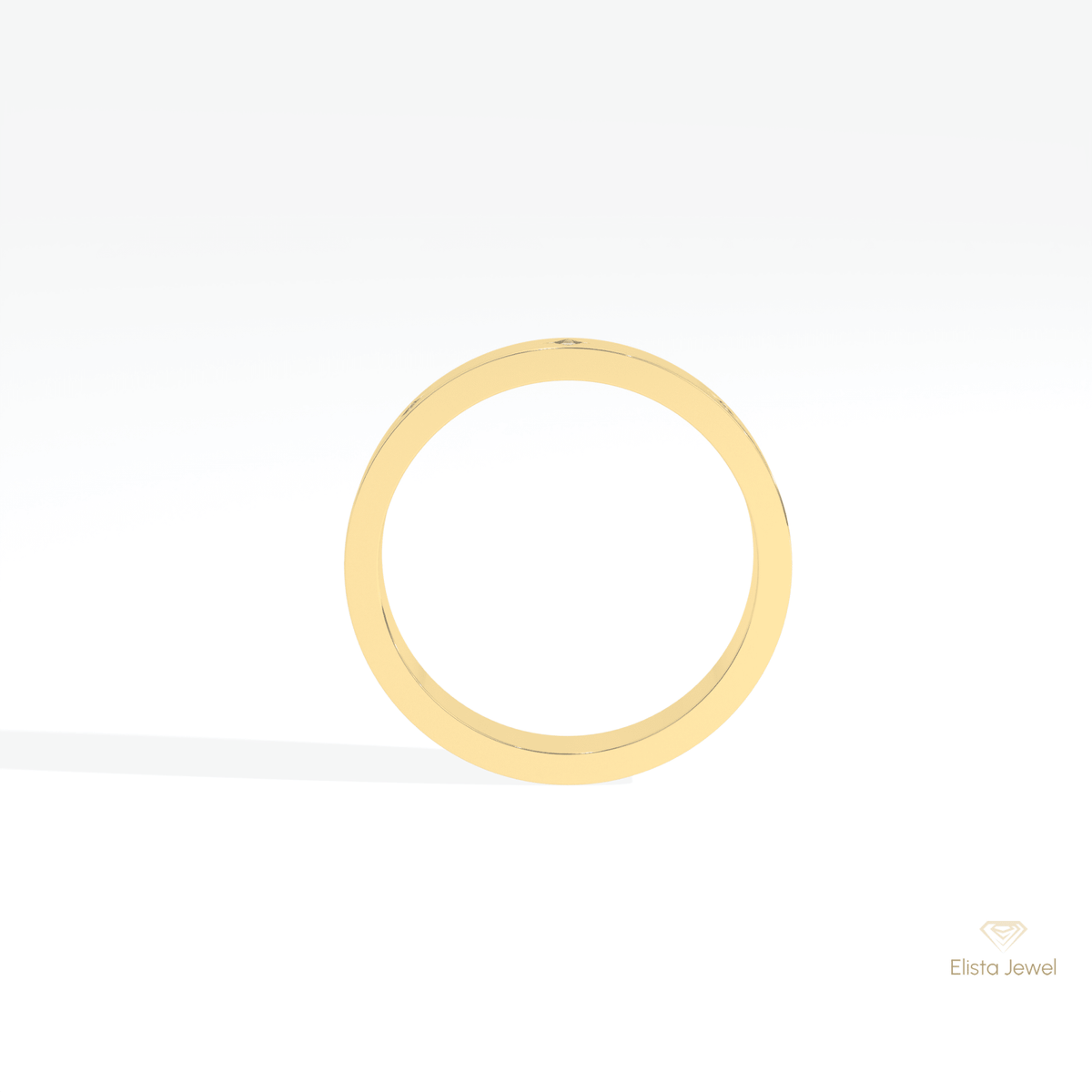 Round Cut Celestial Wedding Lab Grown Diamond Band - Alternative View