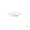 Round Cut Cluster Wedding Lab Grown Diamond Ring in 14K Yellow Gold - Detail View
