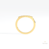 Round Cut Curve Wedding Lab Grown Diamond Band - Alternative View