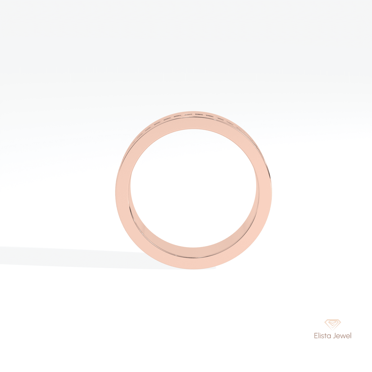 Round Cut Full Eternity Wedding Lab Grown Diamond Band - Alternative View