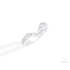 Round & Marquise Cut Wedding Lab Grown Diamond Band in 10K Yellow Gold - Side View