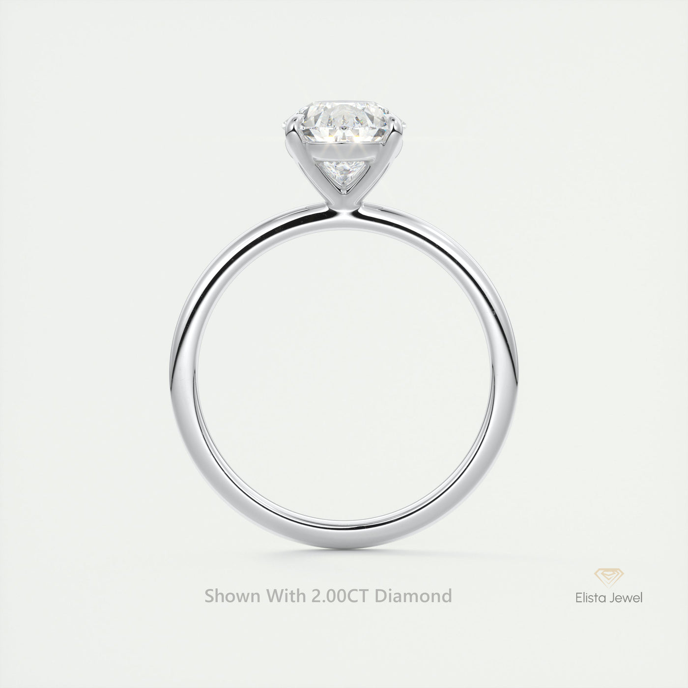 Pear Cut Solitaire Engagement Ring