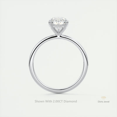 Pear Cut Solitaire Engagement Ring