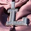 Name Initial Iced Letter Pendant