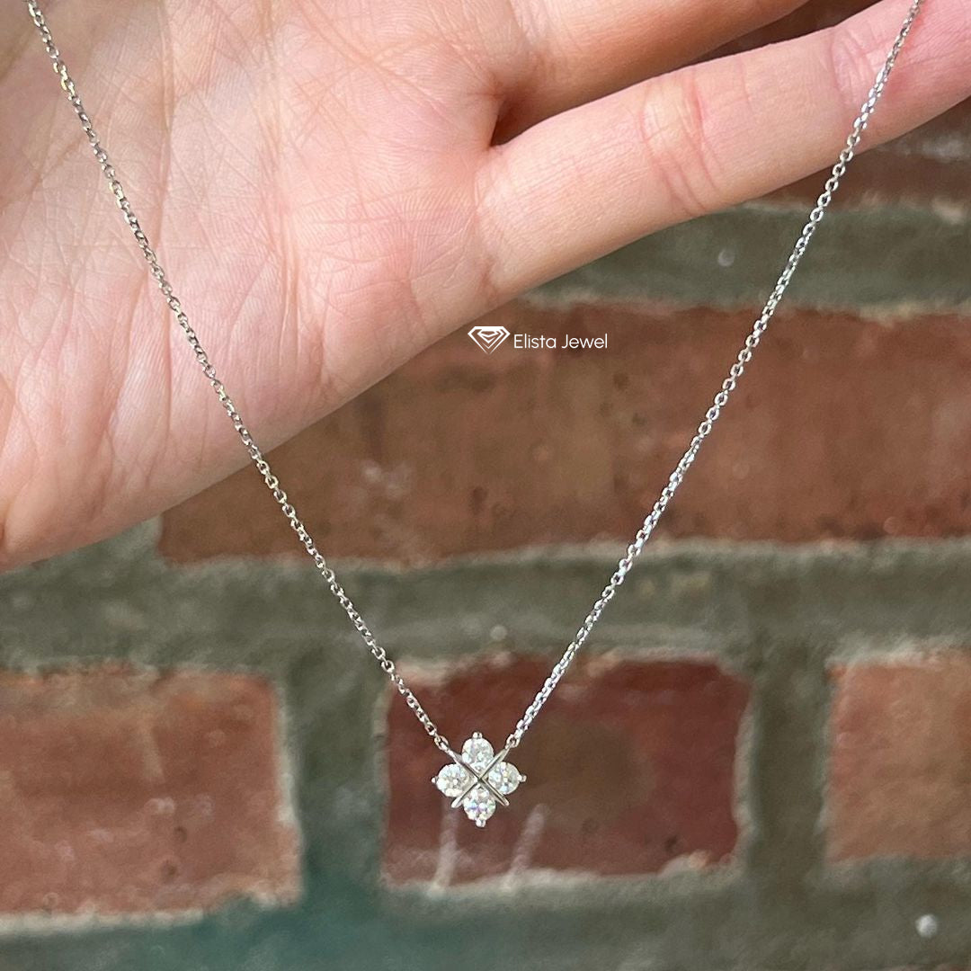Round Cut Minimalist Pendant