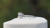 Emerald Cut Three Stone Engagement Ring