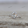 Oval Cut Halo Engagement Ring