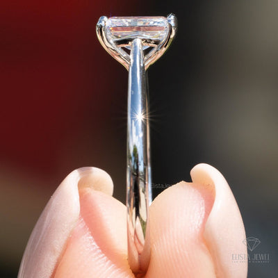Radiant Cut Solitaire Engagement Ring