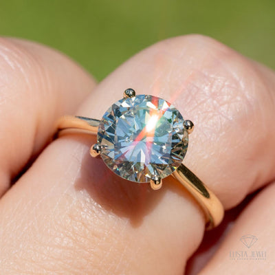 Round Cut Solitaire Engagement Ring