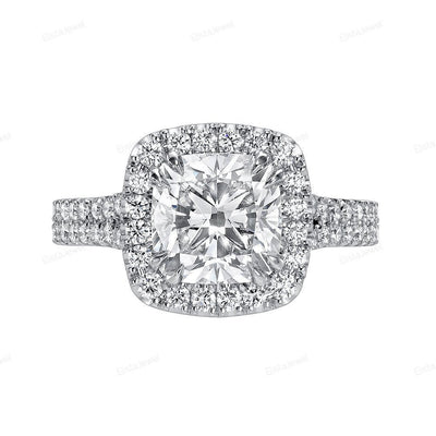 Custom order For Chris: Pear Cut Main Stone Engagement Ring Made In Solid White Gold