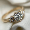 Round Accent Engagement Ring