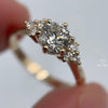 Round Accent Engagement Ring