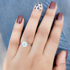 Round Cut Solitaire Engagement Lab Grown Diamond Ring - Additional View