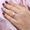 Round Cut Solitaire Engagement Lab Grown Diamond Ring - Alternative View