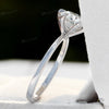 Round Cut Solitaire Engagement Lab Grown Diamond Ring - Perspective View